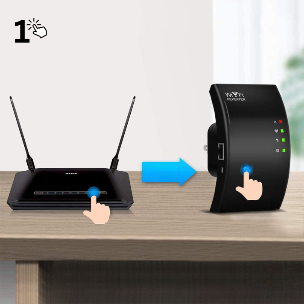 Trådløs WiFi-forstærker