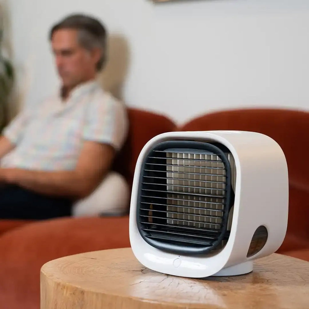 Personlig transportabel aircondition med USB-miniventilator