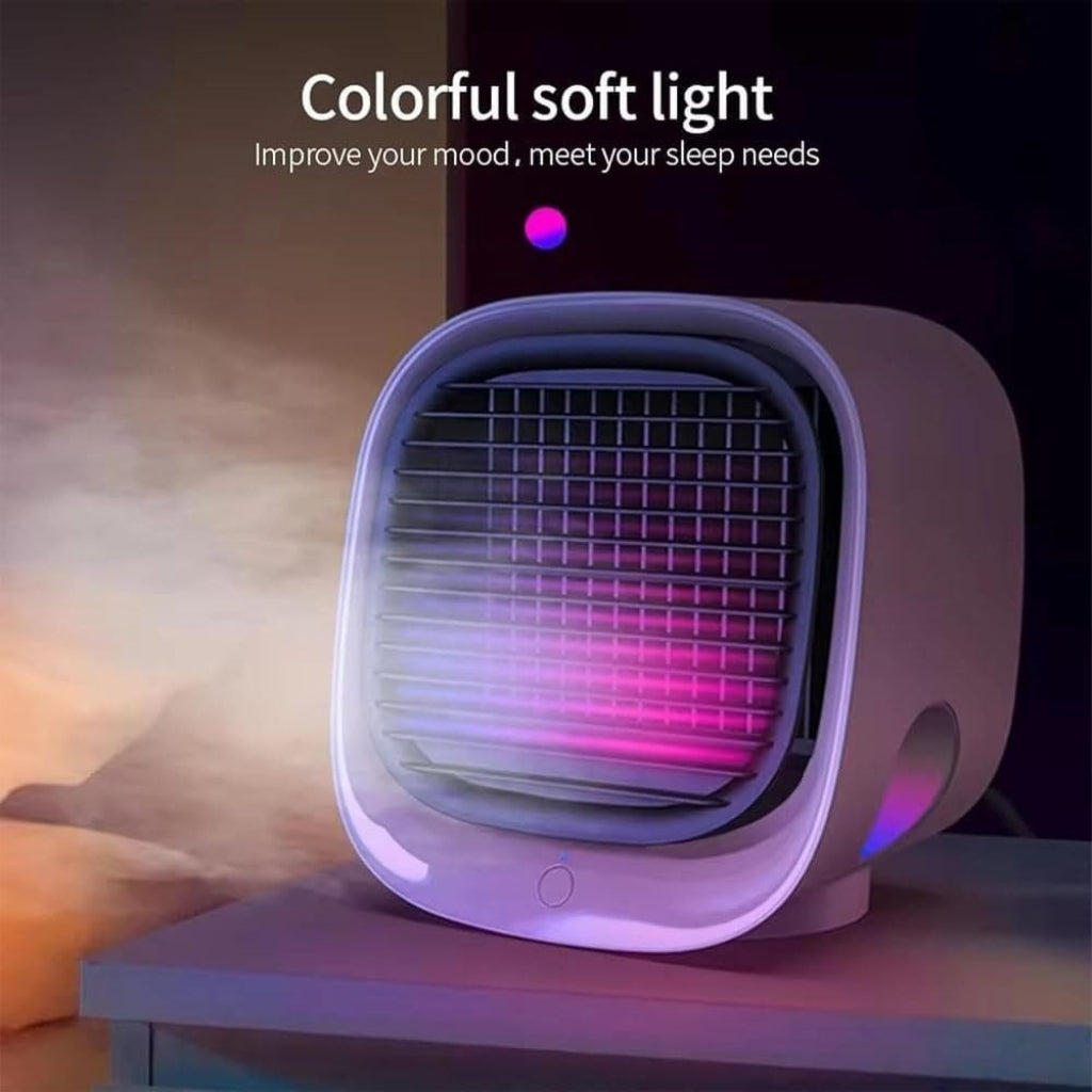 Personlig transportabel aircondition med USB-miniventilator