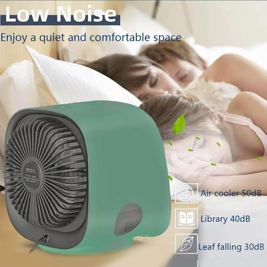 Personlig transportabel aircondition med USB-miniventilator