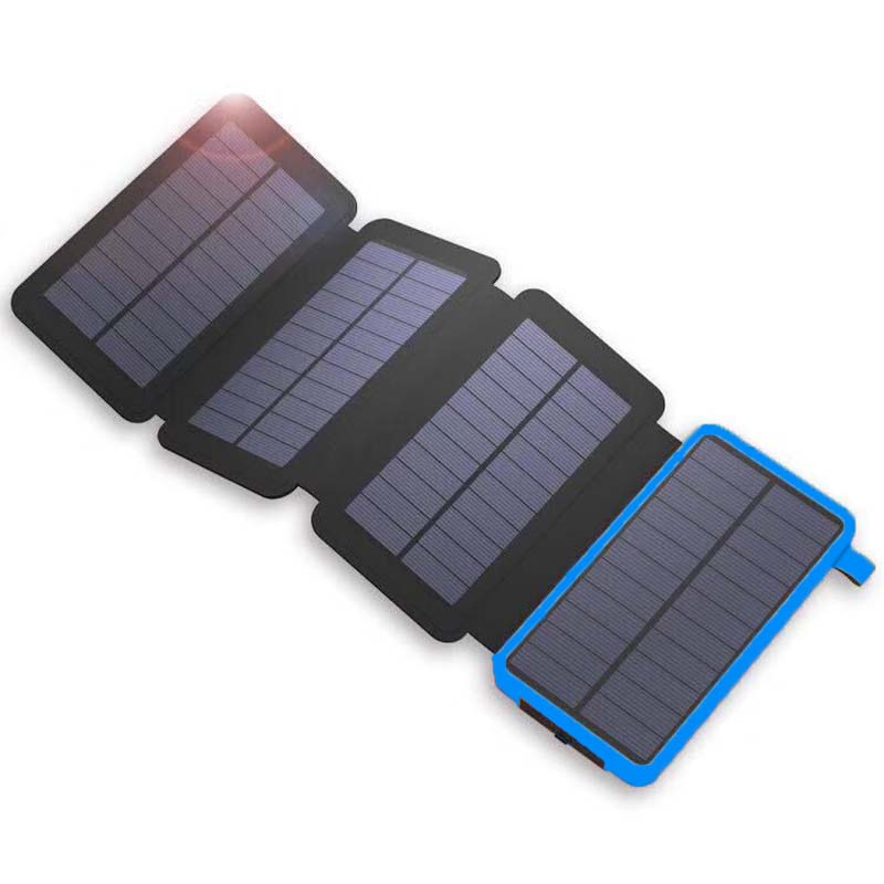Bærbar, foldbar, vandtæt solenergi-lader