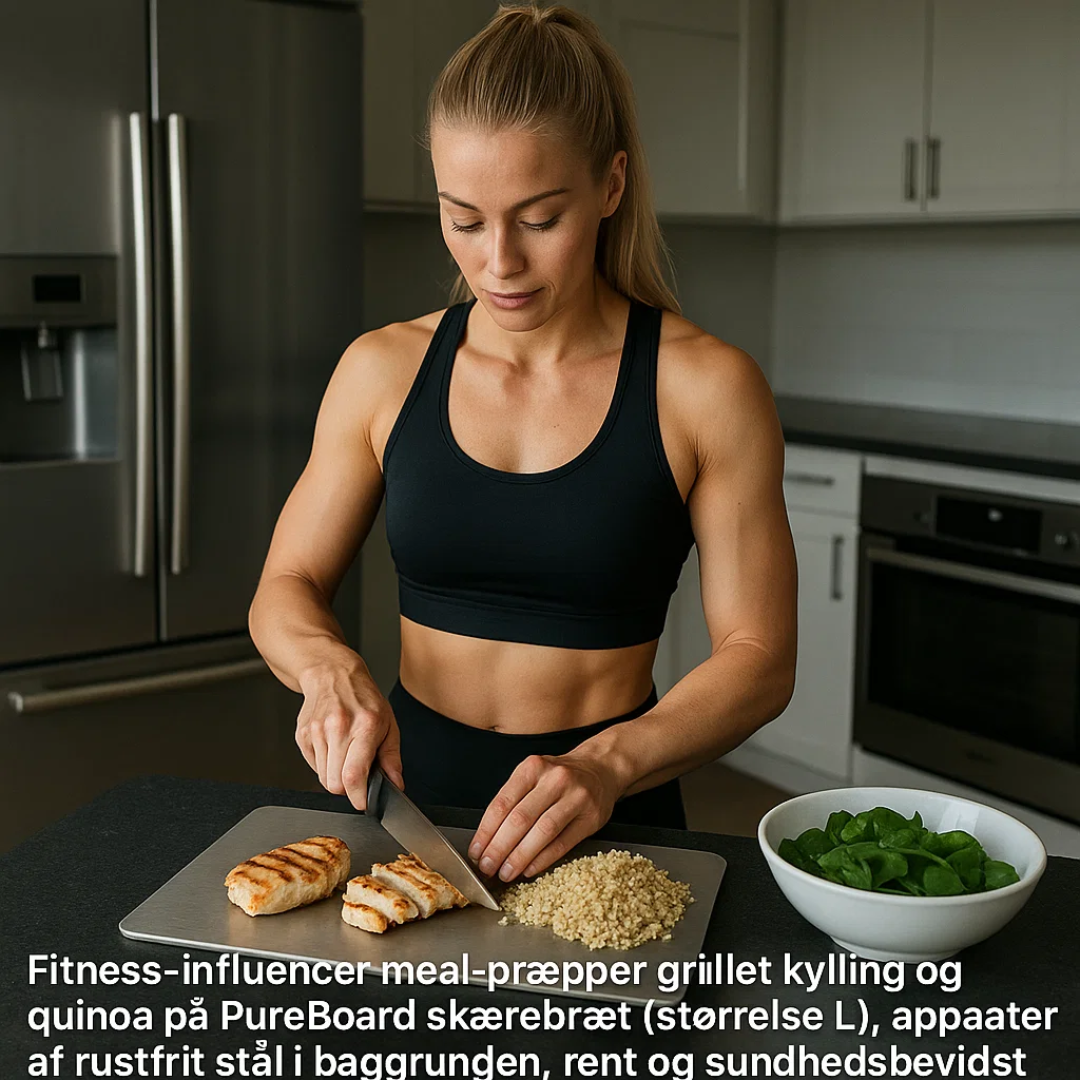BPA-frit titanium-skærebræt til sund madlavning
