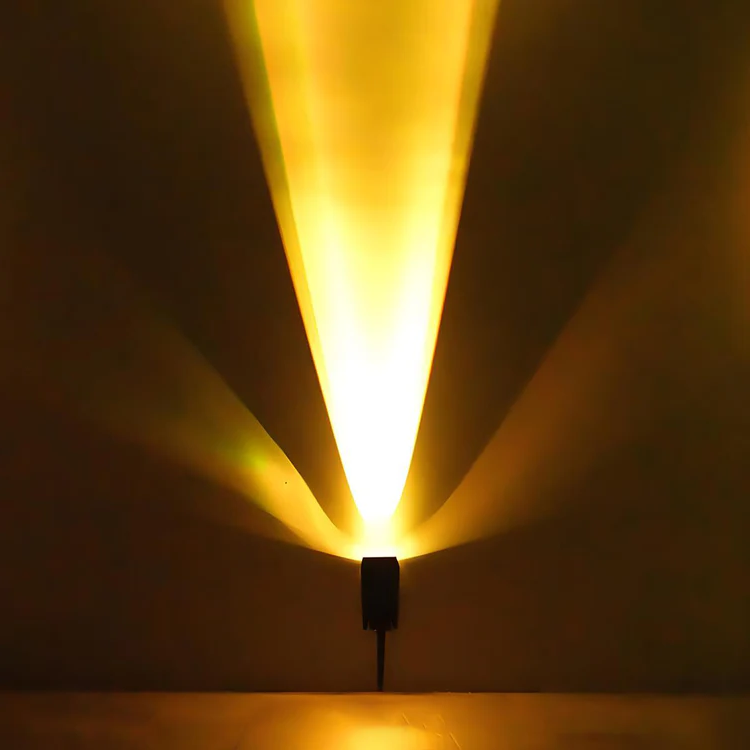 Vandtæt LED Solar Multi-Zoom Spotlys Landskabsbelysning RGB