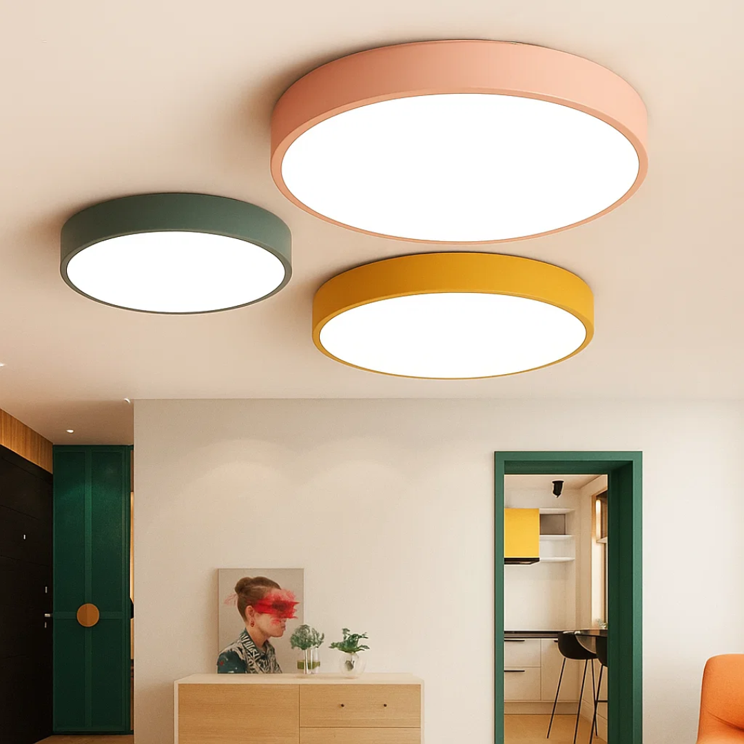 Loftlampe – Blødt LED-lys for harmonisk atmosfære