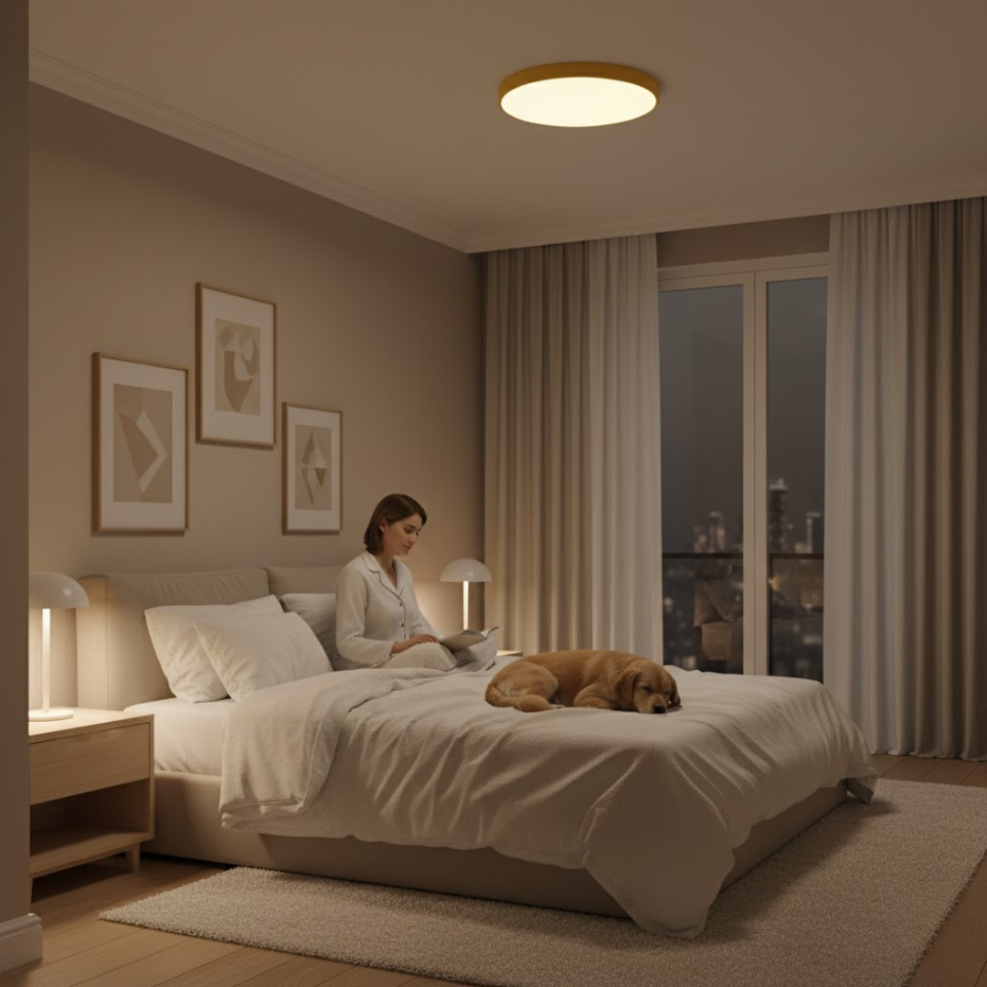 Loftlampe – Blødt LED-lys for harmonisk atmosfære