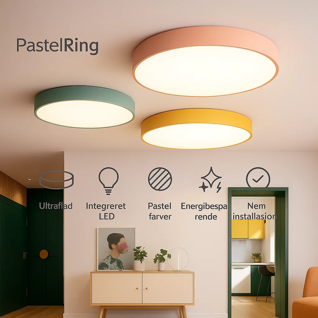 Loftlampe – Blødt LED-lys for harmonisk atmosfære