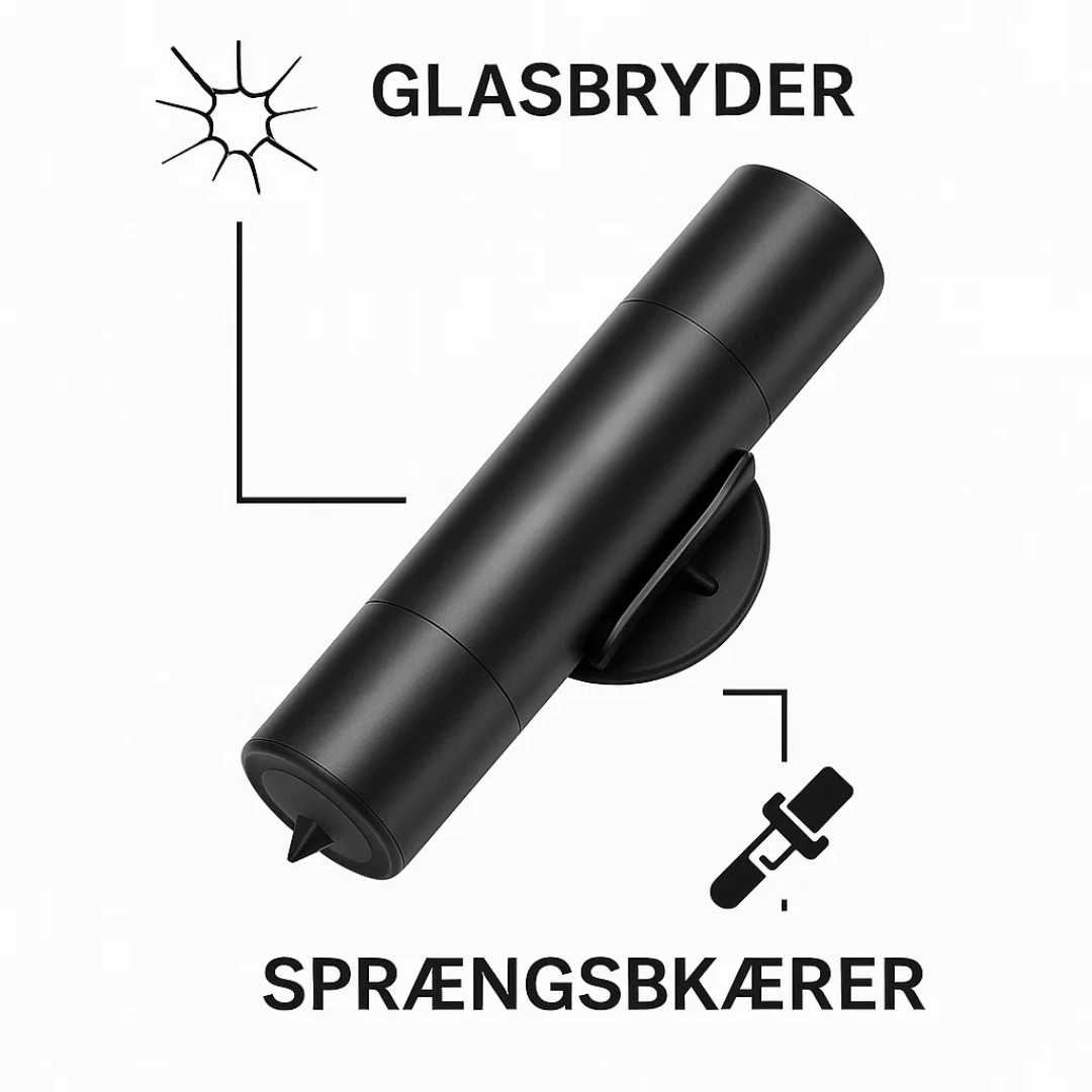 2-i-1 Nødhjælpsværktøj