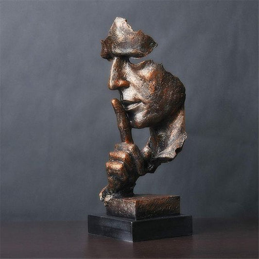 Retro & Kreativ Stille Mand Statue