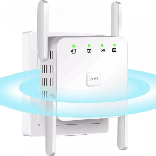 5G WiFi Repeater med 1200Mbps & 4 Antenner