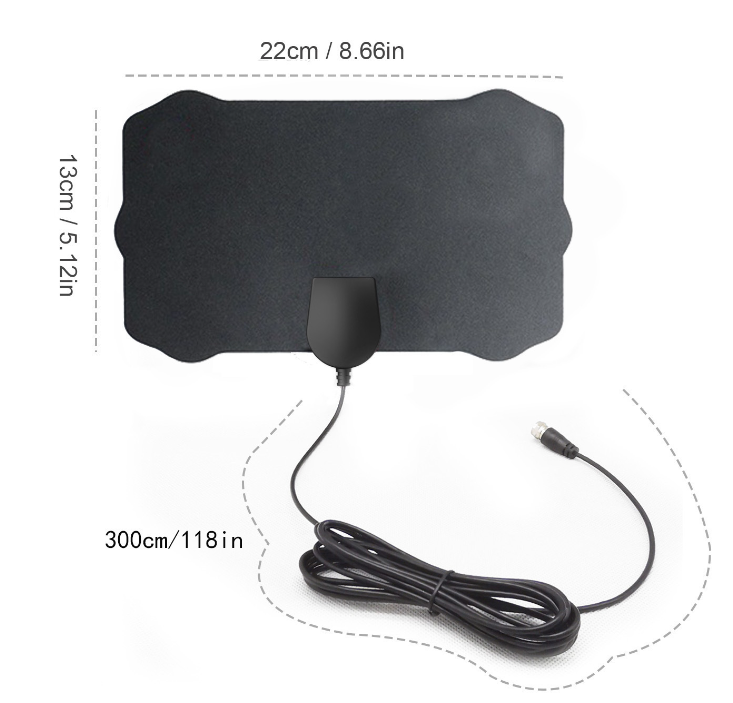 Plug-&-Play TV-Antenne til skarp modtagelse
