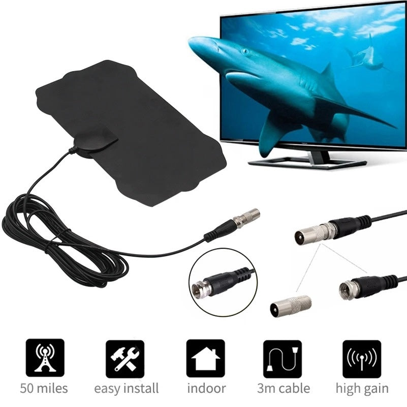 Plug-&-Play TV-Antenne til skarp modtagelse