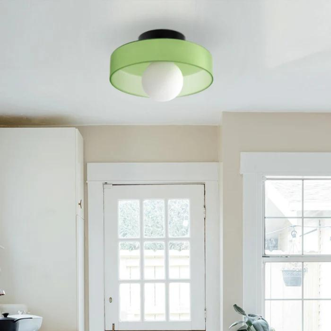 Rund Loftlampe med Stilfuld Funktionalitet