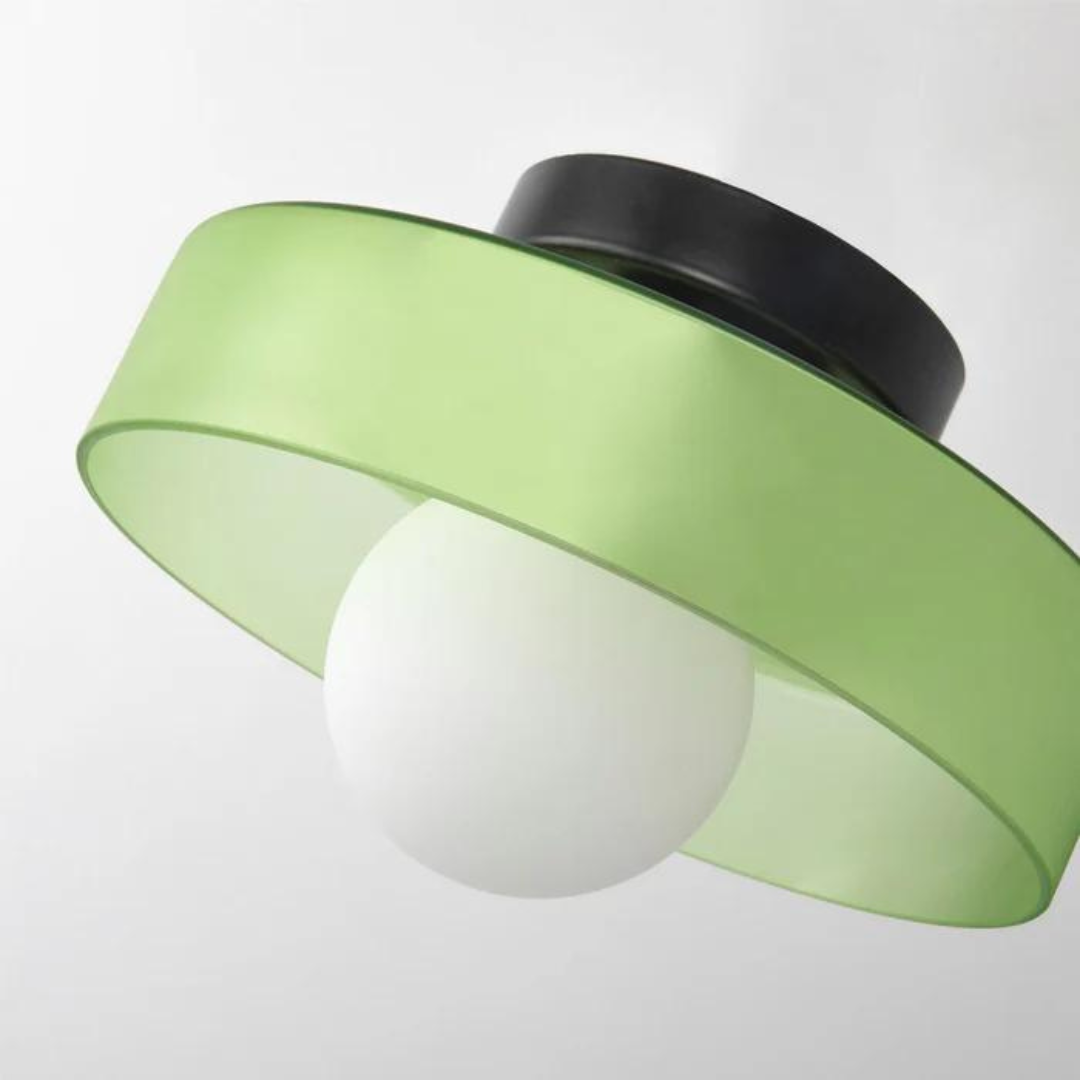 Rund Loftlampe med Stilfuld Funktionalitet