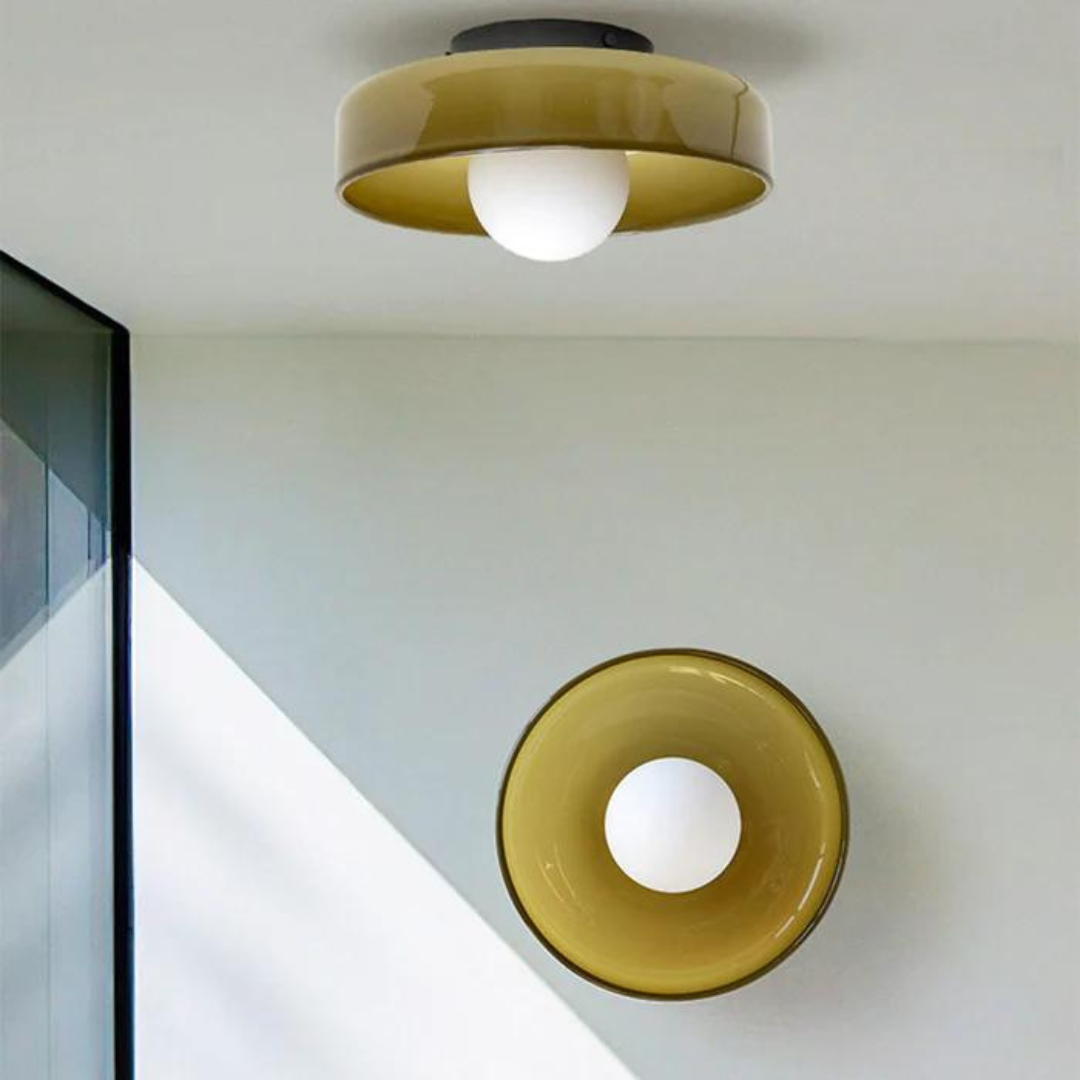 Rund Loftlampe med Stilfuld Funktionalitet