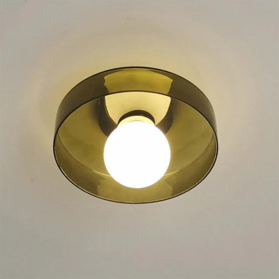 Rund Loftlampe med Stilfuld Funktionalitet