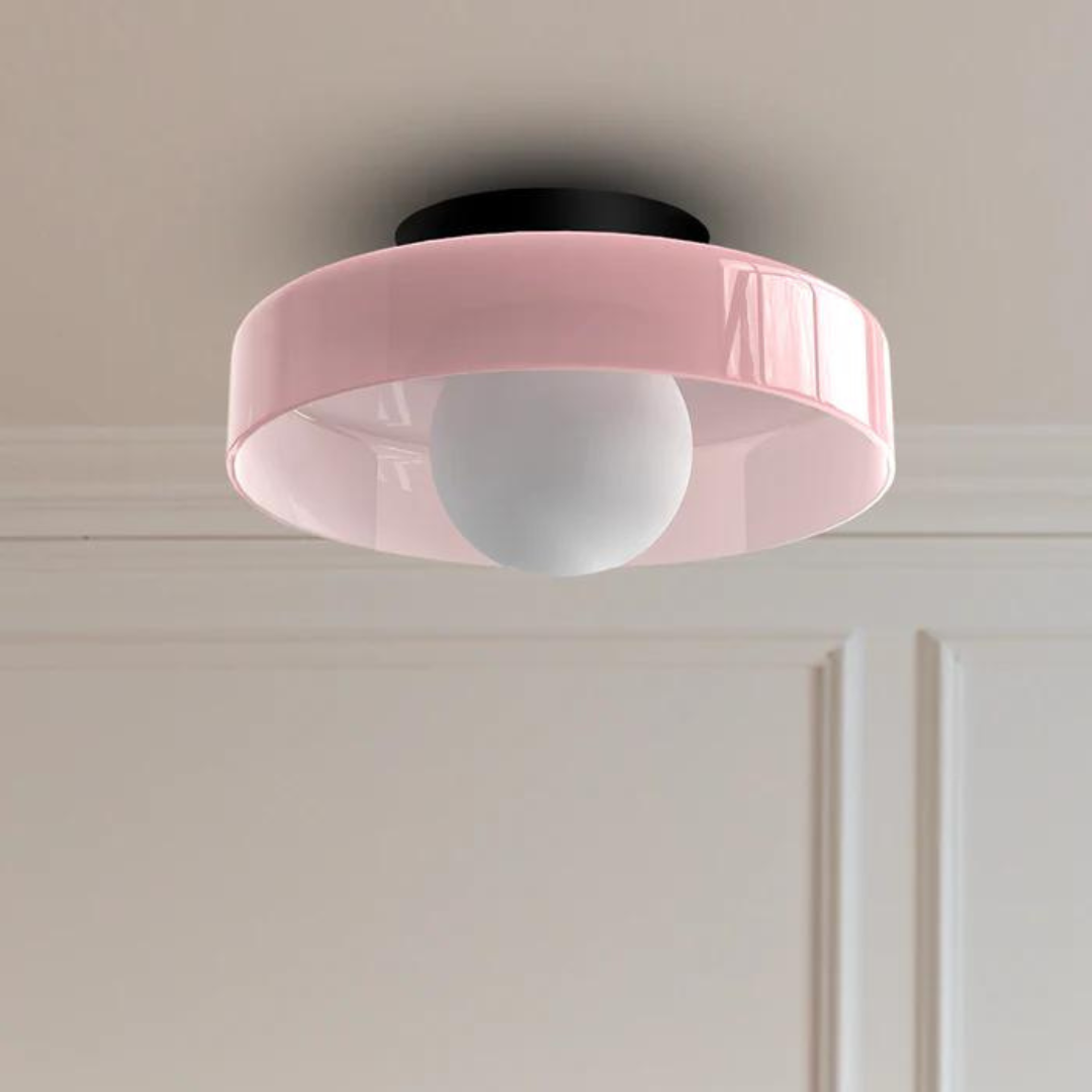Rund Loftlampe med Stilfuld Funktionalitet