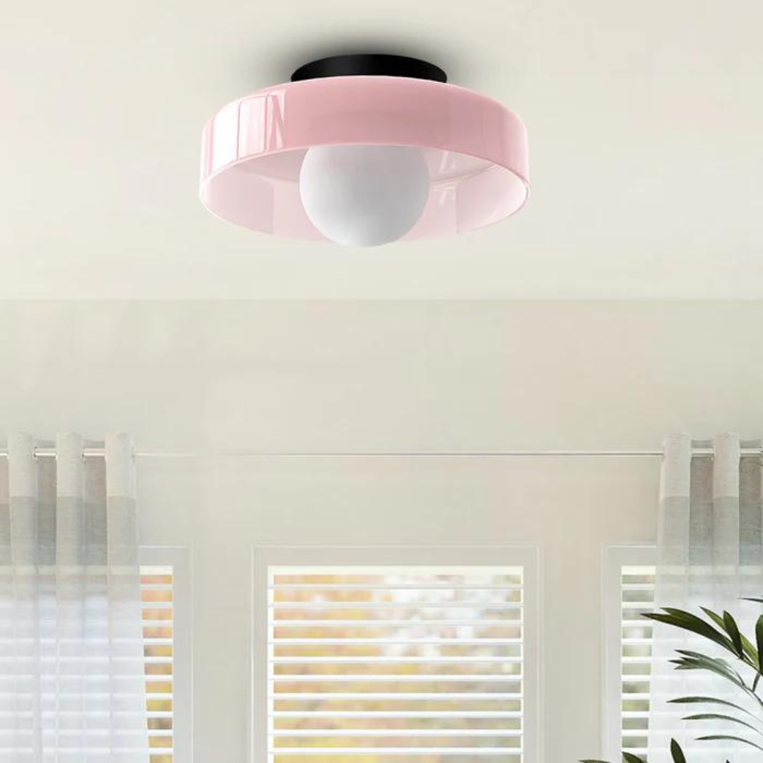 Rund Loftlampe med Stilfuld Funktionalitet