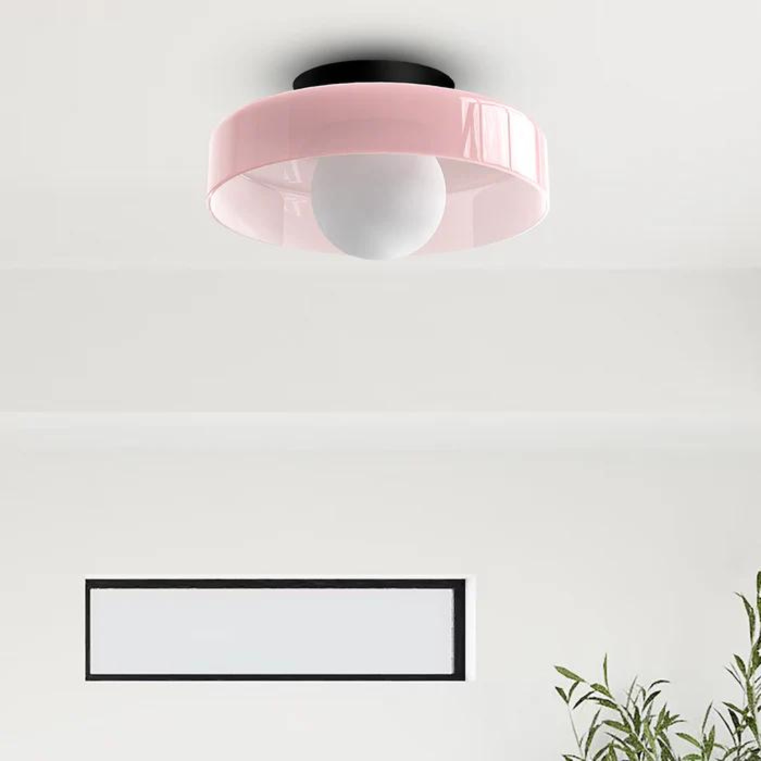 Rund Loftlampe med Stilfuld Funktionalitet