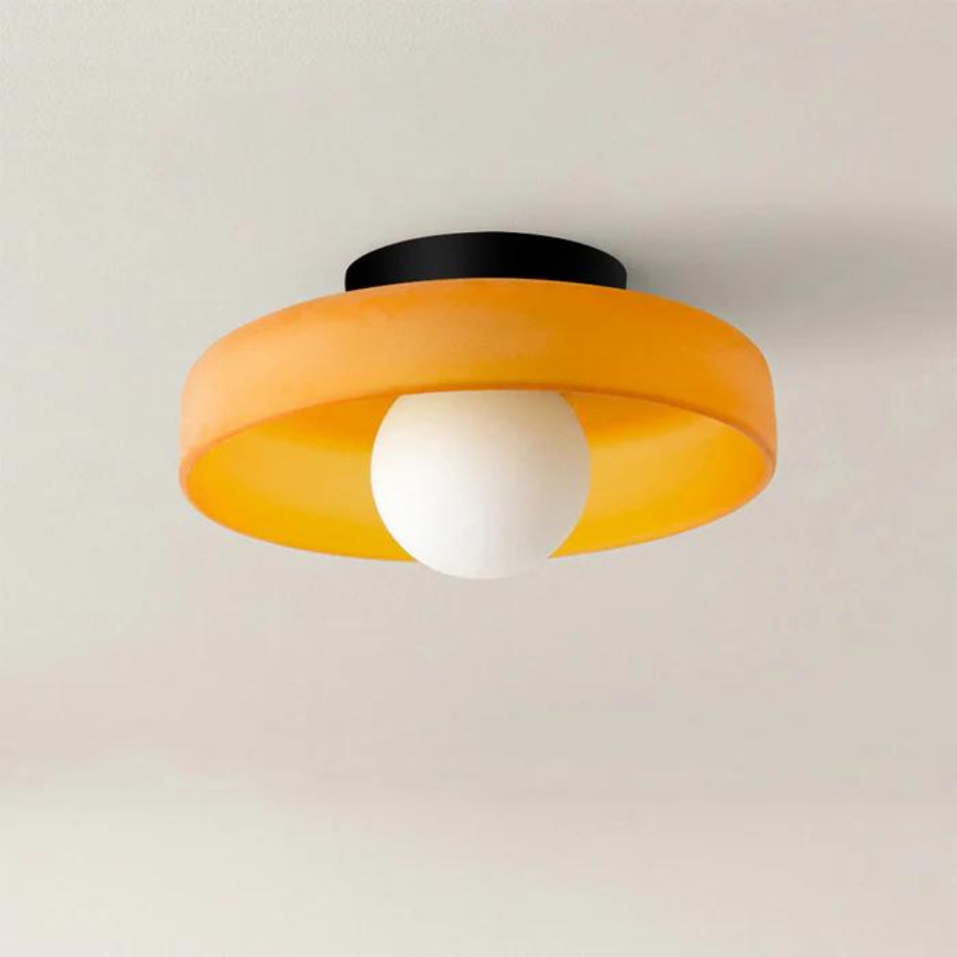 Rund Loftlampe med Stilfuld Funktionalitet