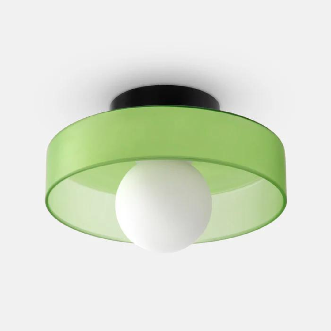Rund Loftlampe med Stilfuld Funktionalitet