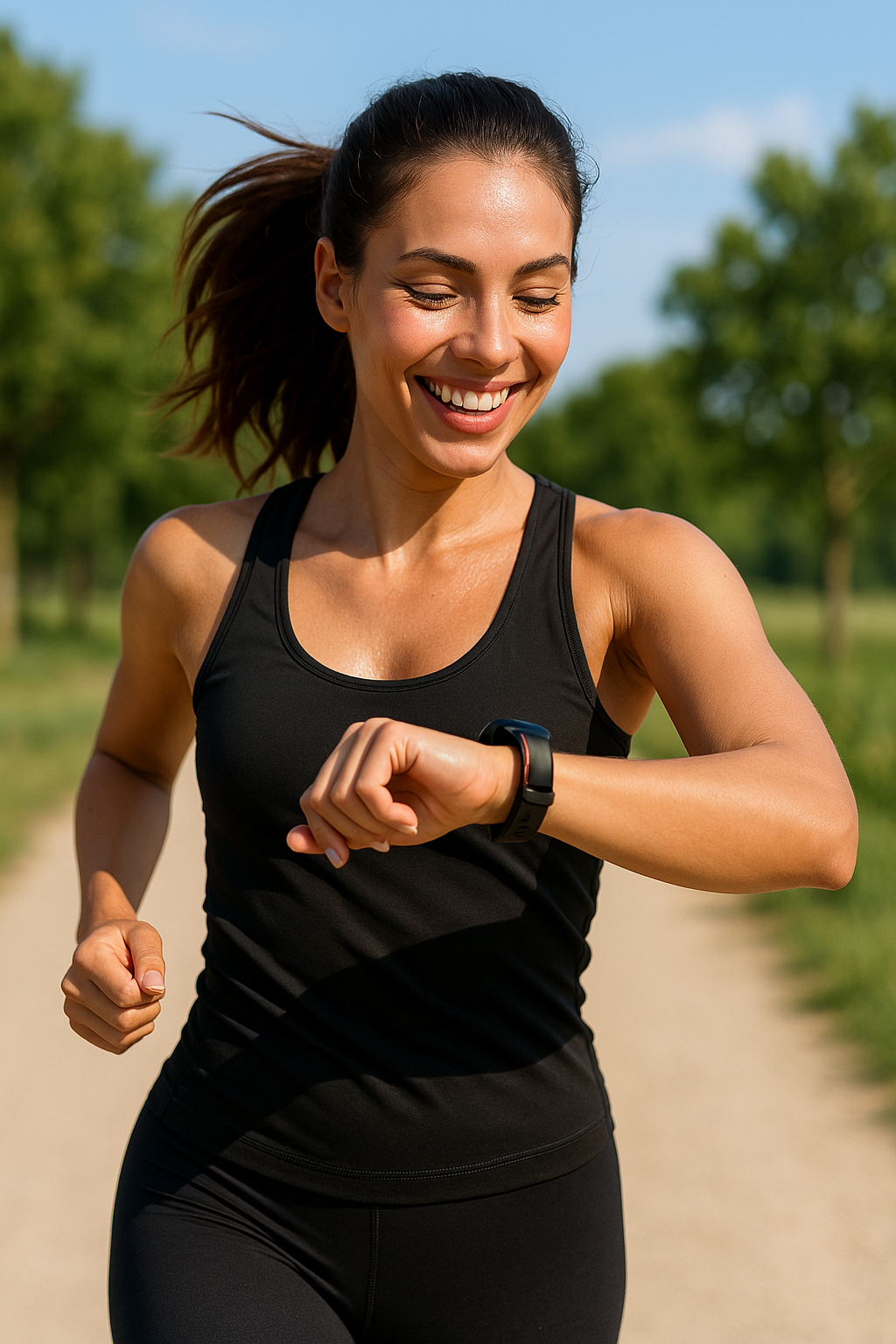 Kompakt Bluetooth Smartwatch – Puls- & blodtryksmåling til din aktive hverdag