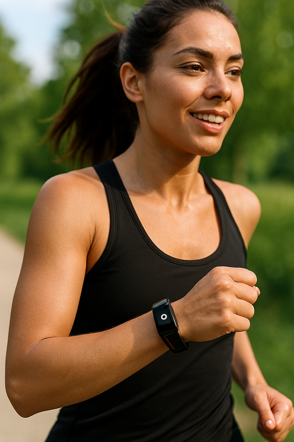 Kompakt Bluetooth Smartwatch – Puls- & blodtryksmåling til din aktive hverdag
