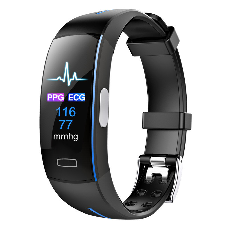 Kompakt Bluetooth Smartwatch – Puls- & blodtryksmåling til din aktive hverdag