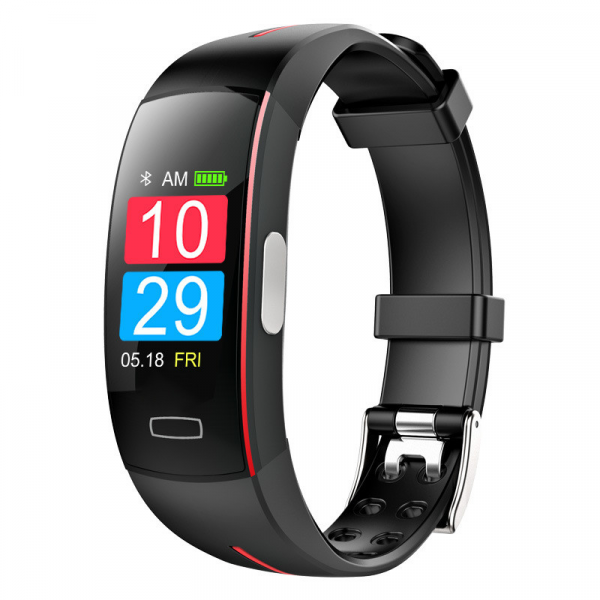 Kompakt Bluetooth Smartwatch – Puls- & blodtryksmåling til din aktive hverdag