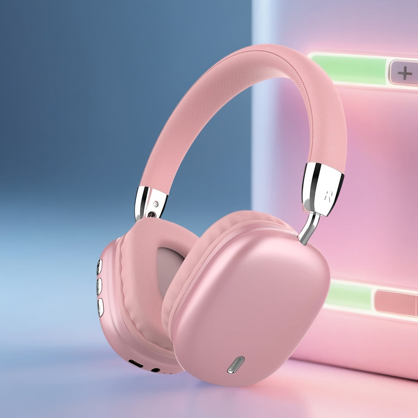 Trådløst Gaming Headset med Hi-Fi Stereo og Dyb Bas