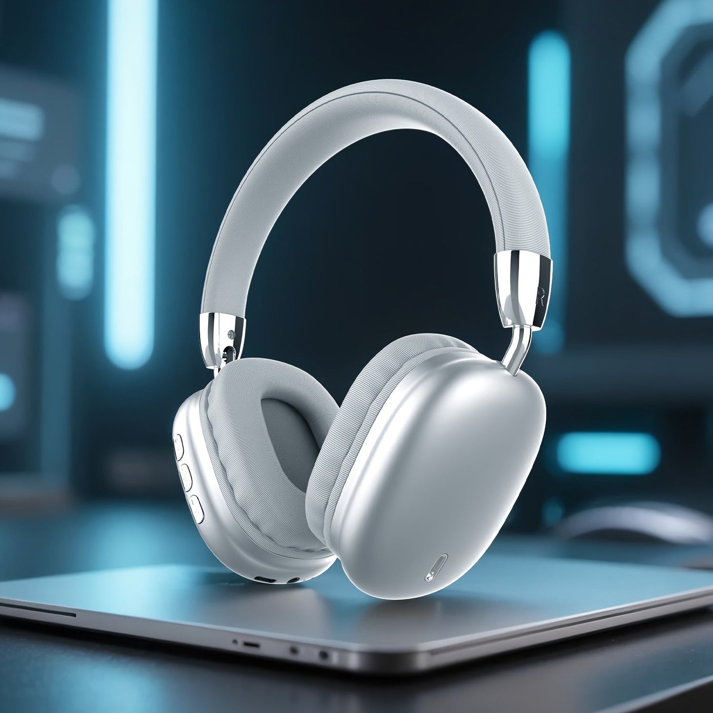 Trådløst Gaming Headset med Hi-Fi Stereo og Dyb Bas