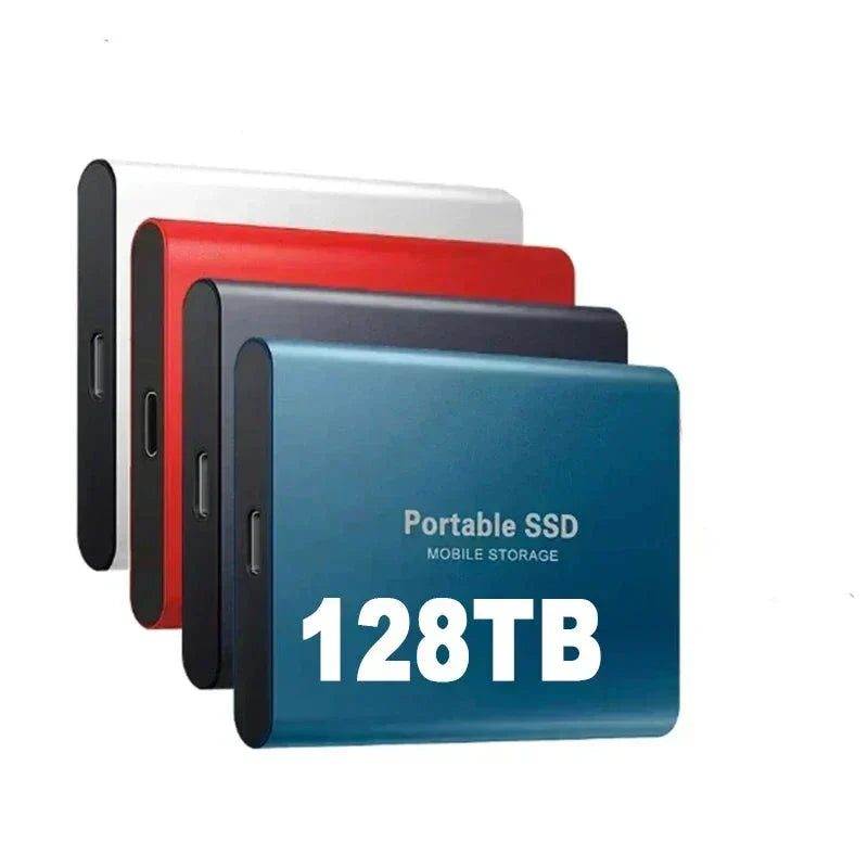Ekstern SSD 2TB Lagring med USB3.1 & M.2 Type-C
