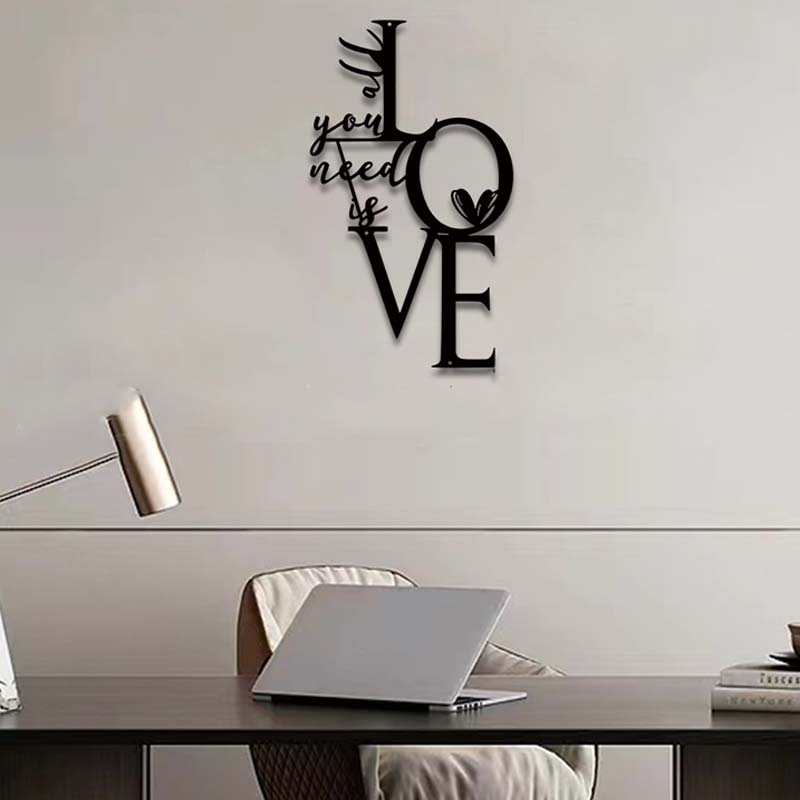 Inspirerende Vægkunst i Minimalistisk Metaldesig