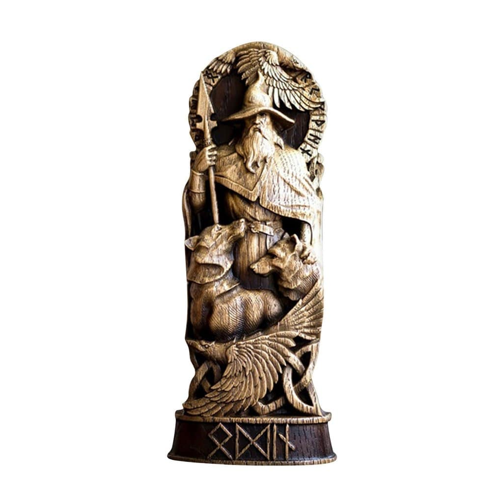Statuette af nordiske guder i resin