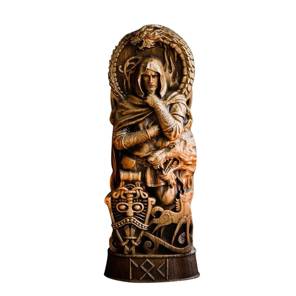 Statuette af nordiske guder i resin