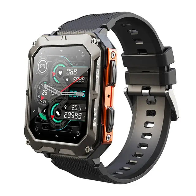 Kradsikker Allround-Smartwatch med Freisprechfunktion
