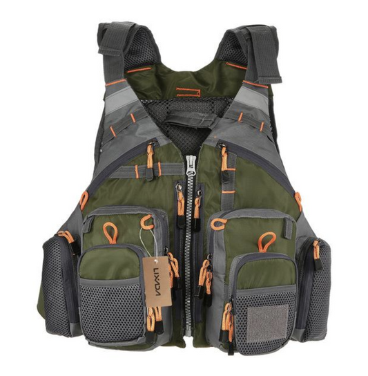Fisker Vest – Høj Sikkerhed & Justerbar Pasform
