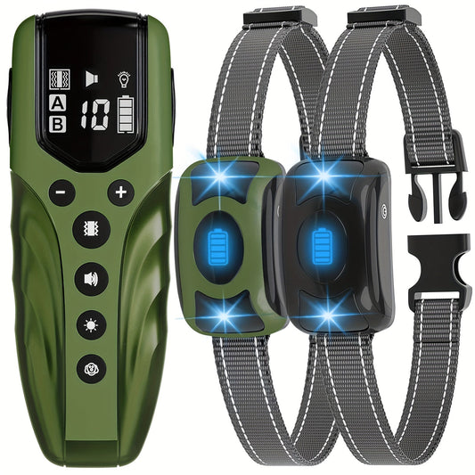 Skånsomt Hundehalsbånd med USB Opladning og Vibration