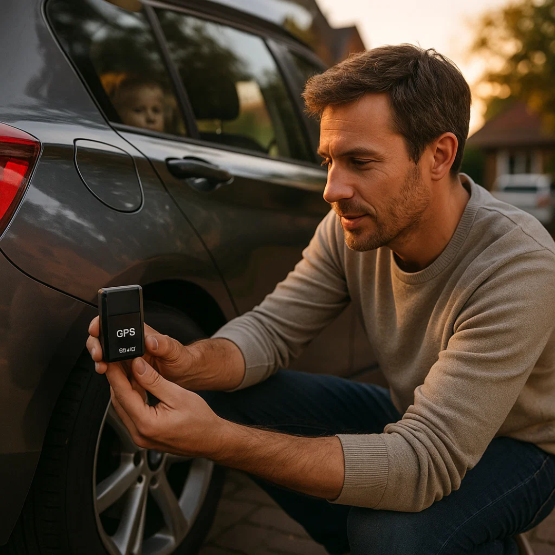 Mini GPS-tracker med Lyd, Magnet & Live-sporing