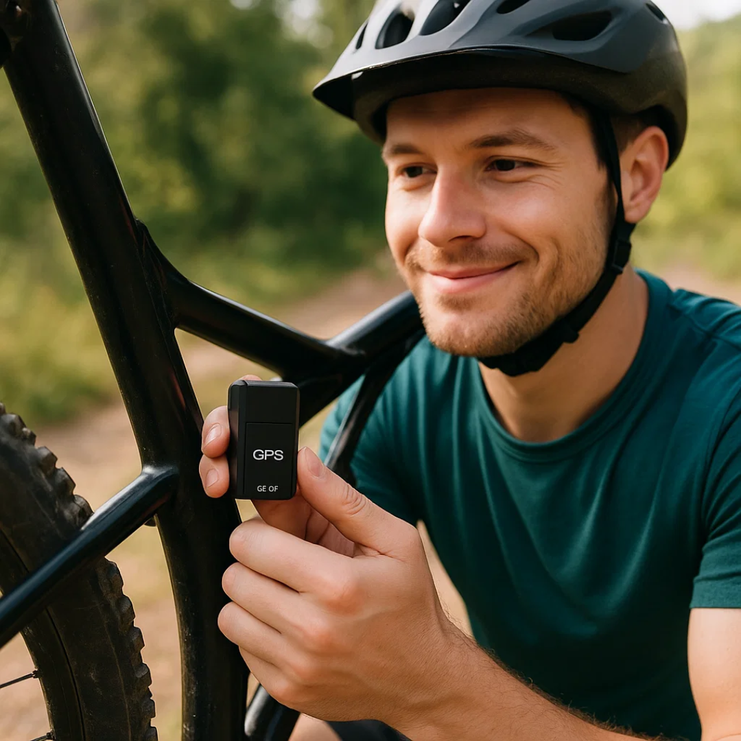 Mini GPS-tracker med Lyd, Magnet & Live-sporing