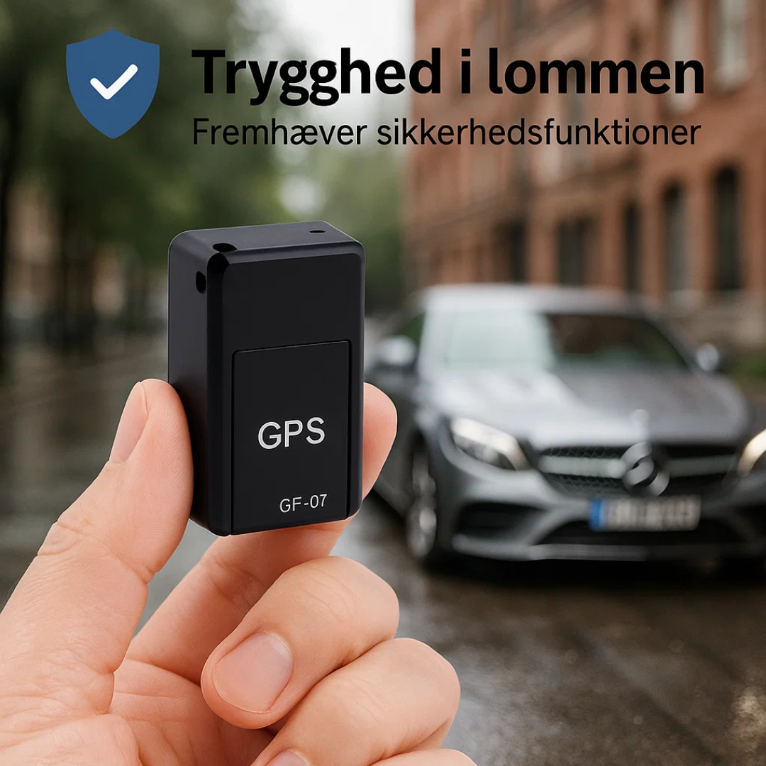 Mini GPS-tracker med Lyd, Magnet & Live-sporing