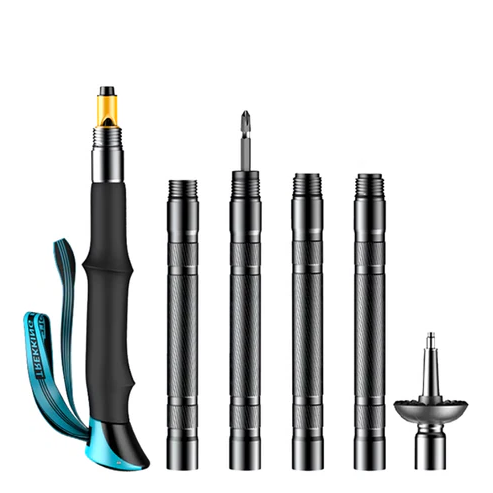 Modulerbar vandrestav med integreret multitool