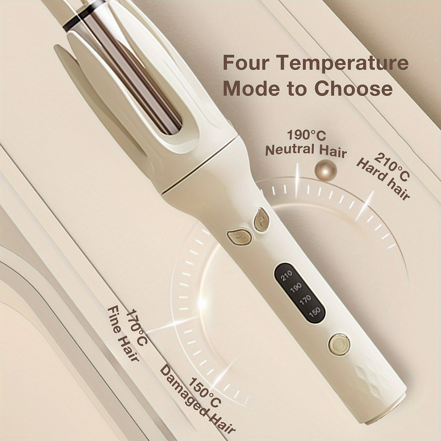 Professionelt Krøllejern med Hurtig Opvarmning