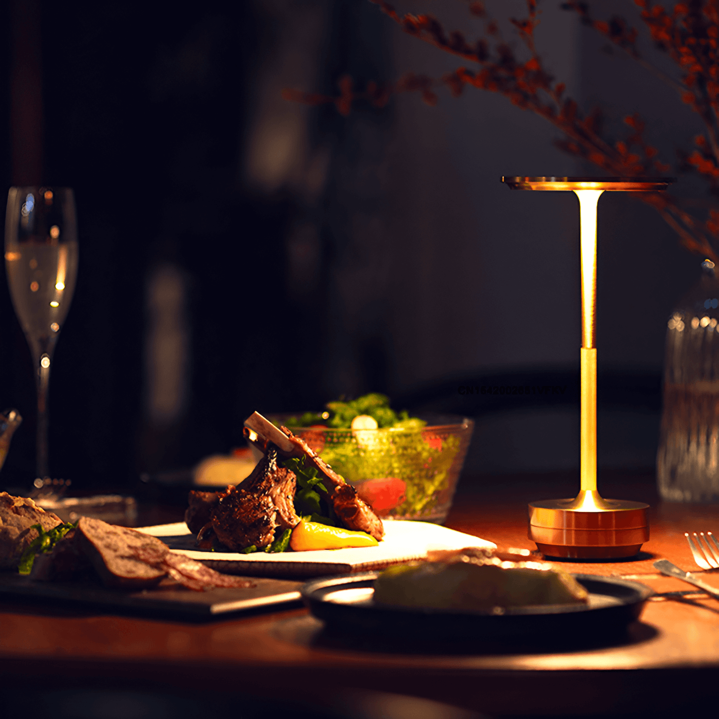 Bordlampe – Justerbar Hyggebelysning