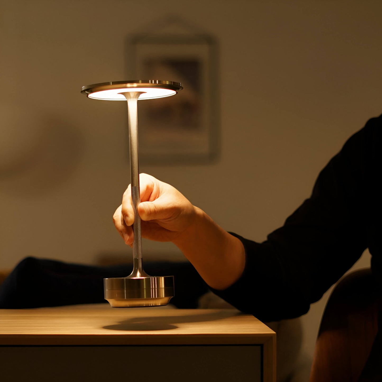 Bordlampe – Justerbar Hyggebelysning