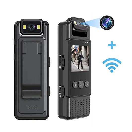 Kompakt Bodycam med Loop-optagelse & Skærm