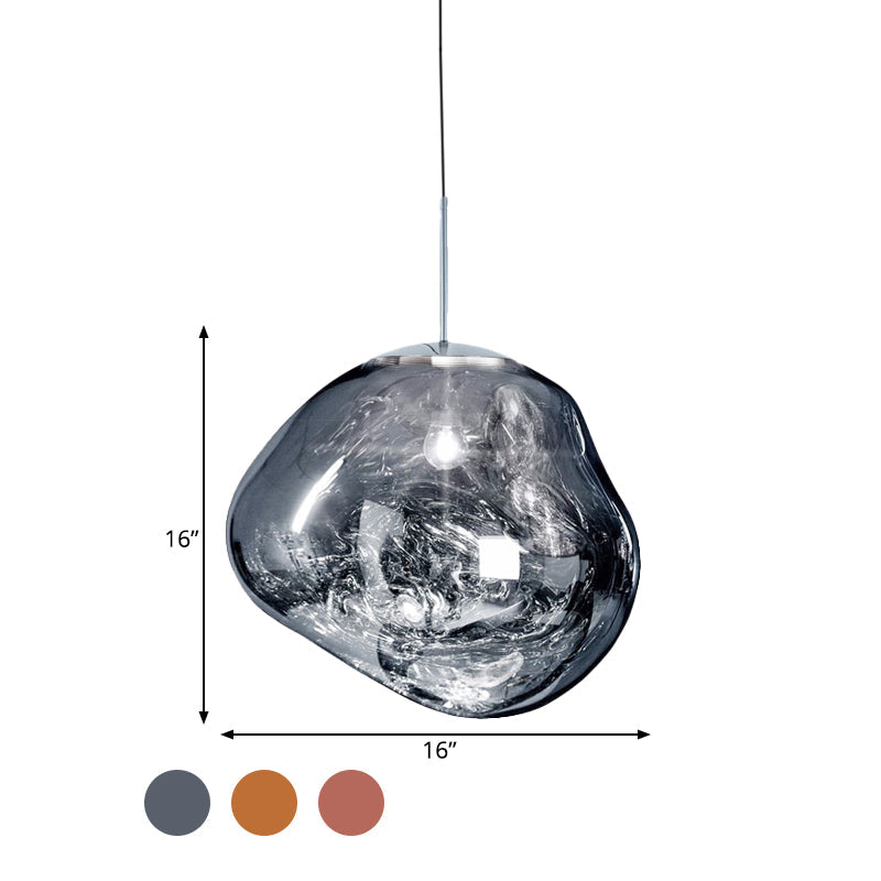 Pendellampe med metal & glas for luksuriøs elegance