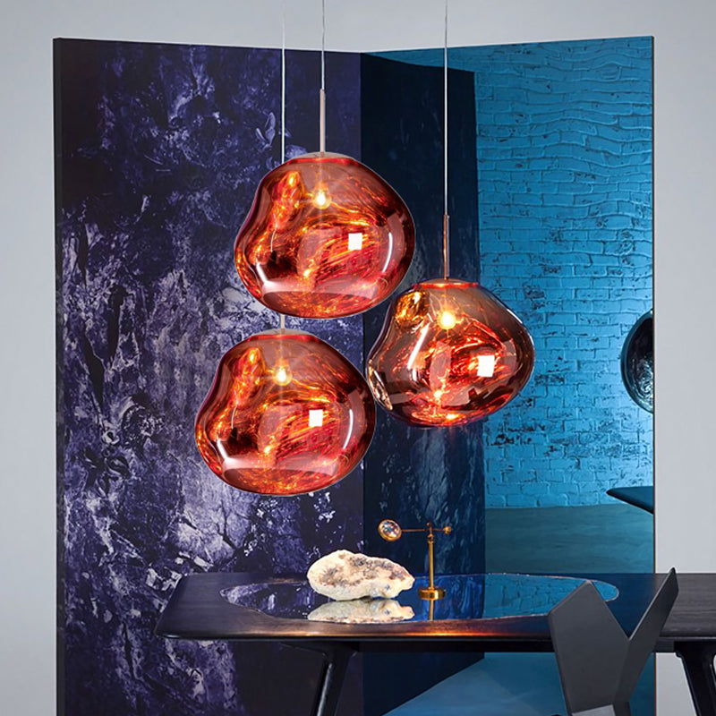 Pendellampe med metal & glas for luksuriøs elegance