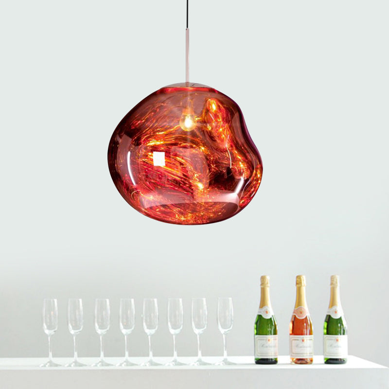 Pendellampe med metal & glas for luksuriøs elegance