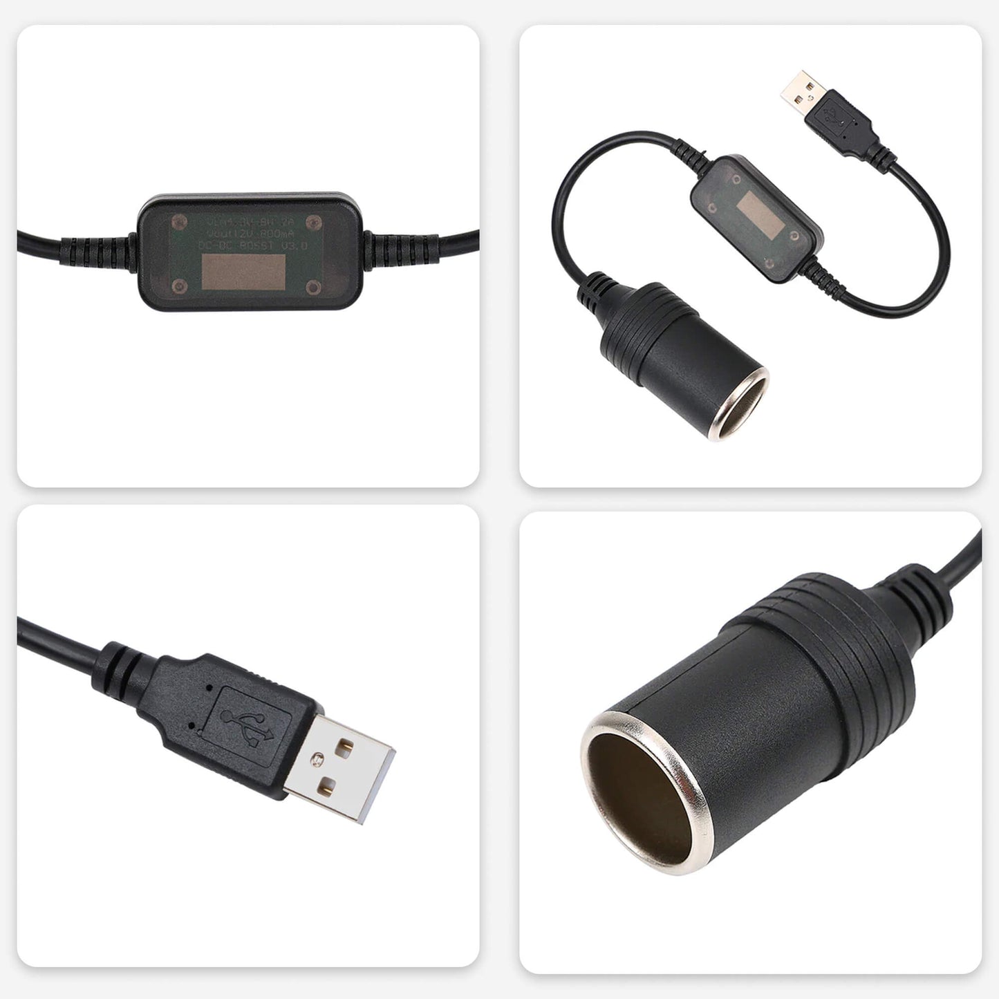 USB til 12V Biladapter – Enkel Plug & Play Strømløsning