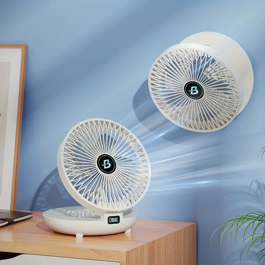 Multifunktionel & Bærbar Vægventilator